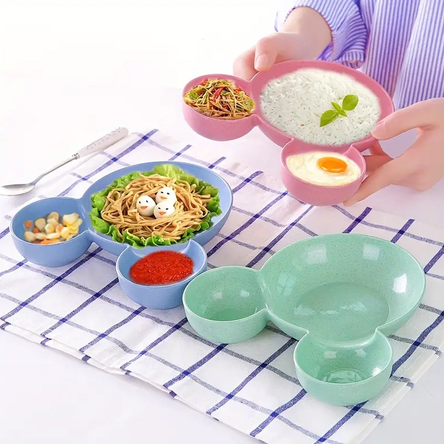 0848 Mickey Mouse Shape Plates for Kids, BPA Free, & Unbreakable Children’s Food Plate, Kids Bowl, Fruit Plate, Baby Cartoon Pie Bowl Plate, Tableware (1 Pc) 0848 Mickey Mouse Shape Plates for Kids, BPA Free, & Unbreakable Children’s Food Plate, Kids Bowl, Fruit Plate, Baby Cartoon Pie Bowl Plate, Tableware (1 Pc)